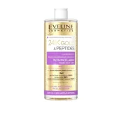 Płyny micelarne - Eveline Cosmetics 24K Gold & Peptides Złota Terapia Nawilżająca 3w1 przeciwzmarszczkowy płyn micelarny 500 ml - miniaturka - grafika 1