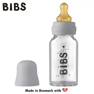 Butelki dla niemowląt - Bibs Baby Glass Bottle Cloud Antykolkowa Butelka Szklana Dla Noworodków 110 Ml - miniaturka - grafika 1