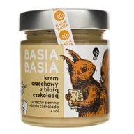 Słodkie kremy i masła - Alpi Smaki Masło orzechowe z białą czekoladą Basia Basia 210 g BASIAMASLOZBCZ - miniaturka - grafika 1