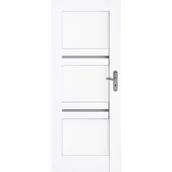 Drzwi wewnętrzne - Drzwi wewnętrzne DALIA białe pełne 80L - miniaturka - grafika 1