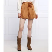 Spodenki damskie - Patrizia Pepe Szorty | Regular Fit - miniaturka - grafika 1