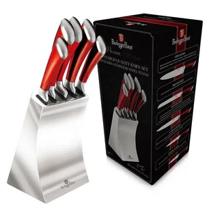 Berlingerhaus 6 częściowy zestaw wysokiej jakości noży kuchennych na stojaku z kolekcji metallic Line - Noże kuchenne - miniaturka - grafika 2