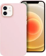 Etui i futerały do telefonów - OEM Futerał FRAME do IPHONE 12 / 12 Pro pudrowy róż - miniaturka - grafika 1