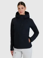 Kurtki damskie - Damski softshell 4F 4FWSS25TSOFF315 - czarny - miniaturka - grafika 1