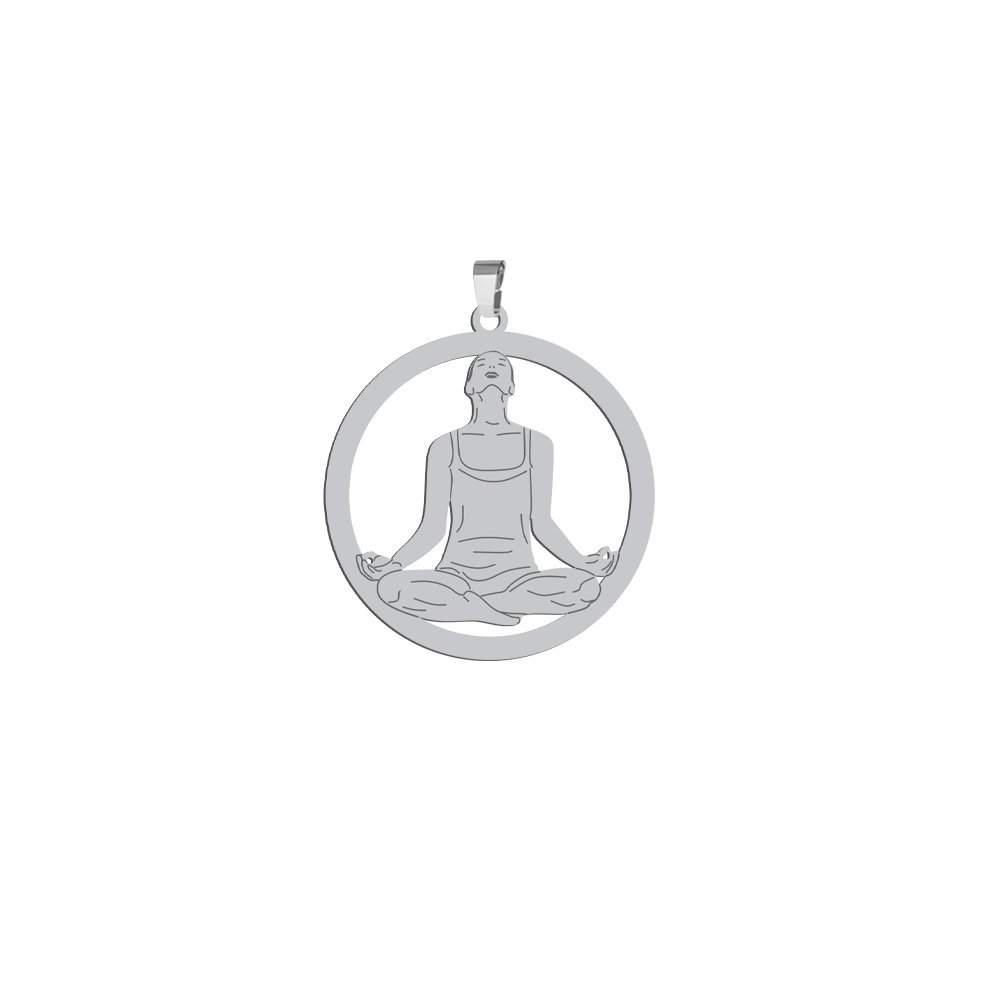 Srebrna Zawieszka Kwiat Lotosu