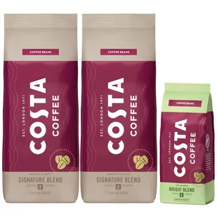 ZESTAW - Kawa ziarnista Costa Coffee Signature Blend zestaw 2x1kg + Costa Coffee Bright Blend 200g - Kawa - miniaturka - grafika 4