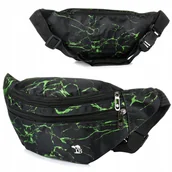 Nerki - Saszetka Nerka Pojemna Solidna Pasek Zielona Beltimore B91 : Kolory - Zielo - miniaturka - grafika 1