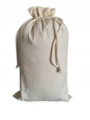 Torby szkolne - Woreczek worek na buty 100% bawełna 26x43 ECRU - miniaturka - grafika 1