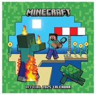 Kalendarze - Minecraft kalendarz ścienny 2025 dla dzieci - miniaturka - grafika 1