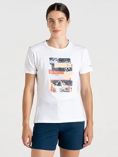 Dare 2b Koszulka funkcyjna "Tranquility III Tee" w kolorze białym - Koszulki sportowe damskie - miniaturka - grafika 1