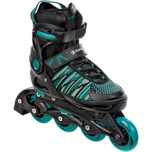 Rolki Regulowane Raven Vella Black/Mint - Rolki - miniaturka - grafika 1