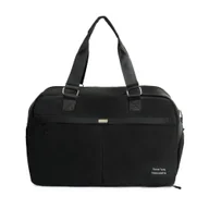 Torby męskie - Materiałowa Torba Podróżna Solier Sm04 Vea Black - miniaturka - grafika 1