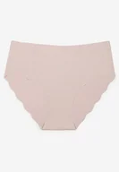 Majtki damskie - Jasnofioletowe Majtki Typu Figi Ozdobione Falbanką Lilivies - Renee - miniaturka - grafika 1