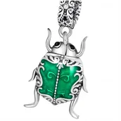 Charmsy - Charms do Pandora - CHARMS ZIELONY ŻUK - miniaturka - grafika 1