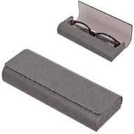 Akcesoria do okularów - Etui okularowe na magnes ET-124B Szare mieniące - miniaturka - grafika 1