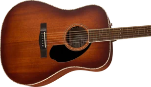 Fender PD-220E Dreadnought All Mahogany Ovangkol Fingerboard Aged Cognac Burst - Gitary akustyczne - miniaturka - grafika 4