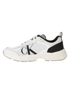 Trampki męskie - Calvin Klein Skórzane sneakersy w kolorze kremowym - miniaturka - grafika 1