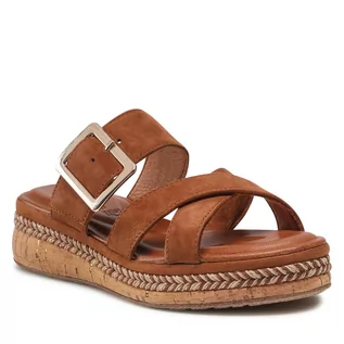 Espadryle damskie - Tamaris Espadryle 1-27217-28 Cognac 305 - grafika 1