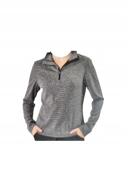 Sweter damski z zasuwakiem kołnierzem Parkside rozm. XL/XXL (48/50) szary