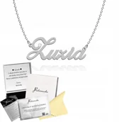 Łańcuszki - NASZYJNIK Z IMIENIEM ZUZIA SREBRO 925 PREZENT ŁAŃCUSZEK DEDYKACJA GRATIS - miniaturka - grafika 1