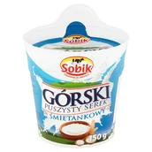 Sery - Sobik Górski puszysty serek śmietankowy 150 g - miniaturka - grafika 1