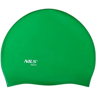 Czepek NILS AQUA GR02 Zielony - Pływanie - miniaturka - grafika 1