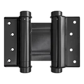 Zawiasy, okucia i inne akcesoria - Agas Zawias do drzwi wahadłowych czarny 100-126mm - miniaturka - grafika 1