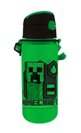 Zabawki kreatywne - Bidon do picia Aluminiowy MINECRAFT 600ml z paskiem - Kids Euroswan zabawki licencja - miniaturka - grafika 1