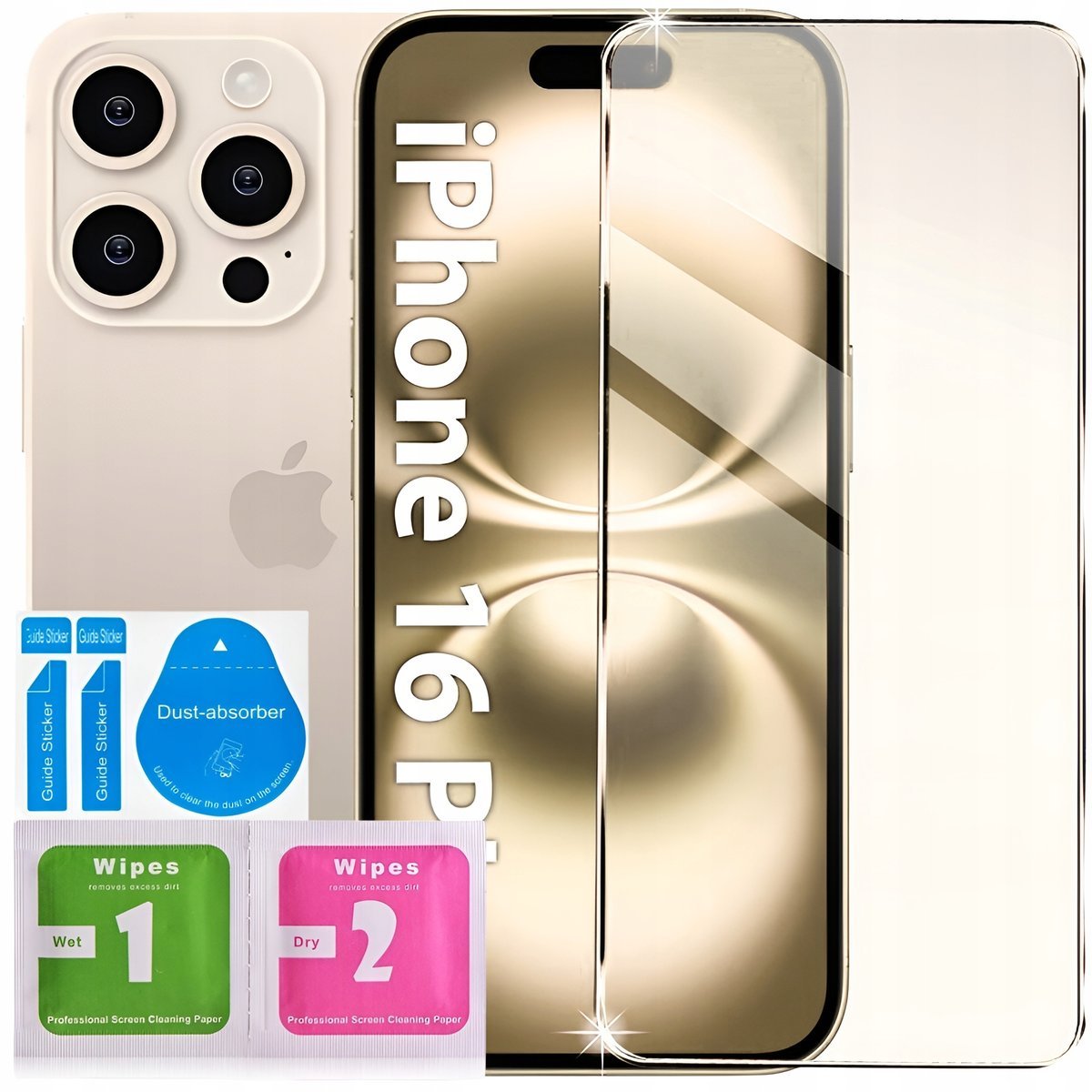 Szkło Hartowane Do Apple Iphone 16 Pro Max Szybka 9H Mocne Szkiełko Glass