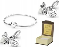 Bransoletki - Bransoletka srebrna 19 cm do CHARMS + B54 - miniaturka - grafika 1