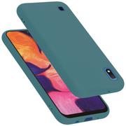 Etui i futerały do telefonów - Pokrowiec Do Samsung Galaxy A10 / M10 Etui w LIQUID ZIELONY TPU Silikon Case Cover Obudowa Ochronny Cadorabo - miniaturka - grafika 1