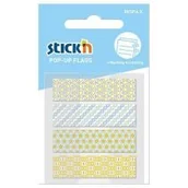 Przybory szkolne - Zakładki indeksujące niebieskie 4 wzory - miniaturka - grafika 1