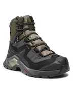 Buty trekkingowe męskie - Salomon Quest Element GTX Shoes Men, czarny/oliwkowy UK 13,5 | EU 49 1/3 2021 Trapery turystyczne L41457100-7,5 - miniaturka - grafika 1