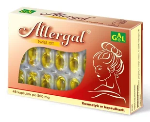 GAL allergal x 48 kaps twist-off - Pozostałe kosmetyki GAL allergal x 48 kaps twist-off - Pozostałe kosmetyki - miniaturka - grafika 1