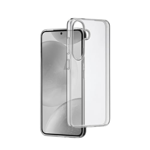 Hama Etui do Galaxy S25 (etui na telefon komórkowy, etui ochronne na tylną stronę, odporne na zarysowania, dodatkowa ochrona aparatu i wyświetlacza, kompatybilne z bezprzewodowym ładowaniem,