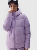 Kurtki damskie - Kurtka damska zimowa puchowa narciarska 4F 4FWAW24TTJAF573-52S Różowy - miniaturka - grafika 1