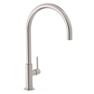 Bateria umywalkowa nablatowa Tres Study stal szczotkowana 26290401AC - Baterie umywalkowe - miniaturka - grafika 1