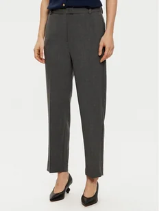 Tommy Hilfiger Chinosy WW0WW44090 Szary Regular Fit - Spodnie sportowe damskie - miniaturka - grafika 1