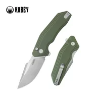 Noże - Nóż składany Kubey Basilisk Green G10, Stonewashed 14C28N by Damned Designs (KU391B) - miniaturka - grafika 1
