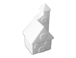 INNSPIRO Dom porex 14x19,5cm. Inne, Biały - Lalki dla dziewczynek - miniaturka - grafika 1