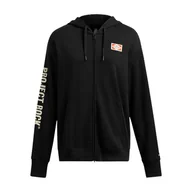 Bluzy sportowe damskie - Bluza damska Under Armour Project Rock HWT Full Zip Hard at Work - miniaturka - grafika 1