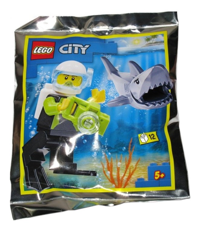 LEGO Star Wars Zestaw - Scuba Diver and Shark 952019 polybag klocki