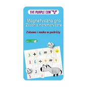 Gry planszowe - The Purple Cow Magnetyczna gra - Zadania matematyczne - miniaturka - grafika 1