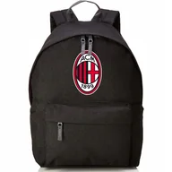 Torebki damskie - PLECAK DO SZKOŁY CZARNY AC Milan Kluby Piłkarskie Piłka Nożna Różne Wzory - miniaturka - grafika 1