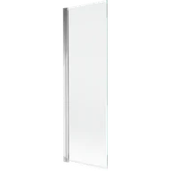 Parawany nawannowe - Mexen Mist parawan nawannowy 1-skrzydłowy 70 x 150 cm, transparent, chrom - 8A9-070-001-01-00 - miniaturka - grafika 1