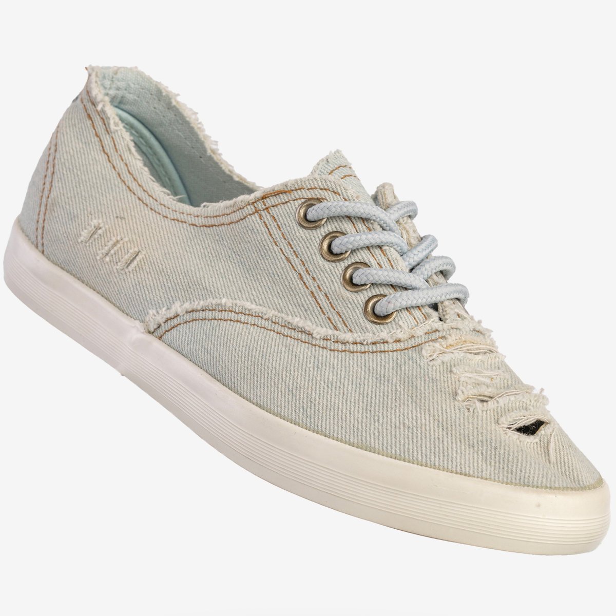 Tenisówki Damskie Buty Jeansowe Trampki Lekkie Niebieskie Seastar XIN11P Niebieski 38