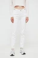 Spodnie damskie - Morgan jeansy damskie high waist - miniaturka - grafika 1
