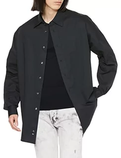 Koszule męskie - Diesel Koszula męska S-Limo-Logo Black Black Black 48, Czarny Czarny, 46 - grafika 1
