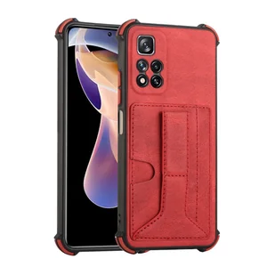 Pokrowiec König Design kompatybilny z Xiaomi Redmi Note 11 Pro / Note 11 Pro+ 5G - plastikowe, miękkie etui na telefon komórkowy w kolorze czerwonym - Etui i futerały do telefonów - miniaturka - grafika 1