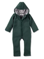 Pajacyki dla niemowląt - Hofbrucker Wełniany kombinezon w kolorze zielonym - miniaturka - grafika 1